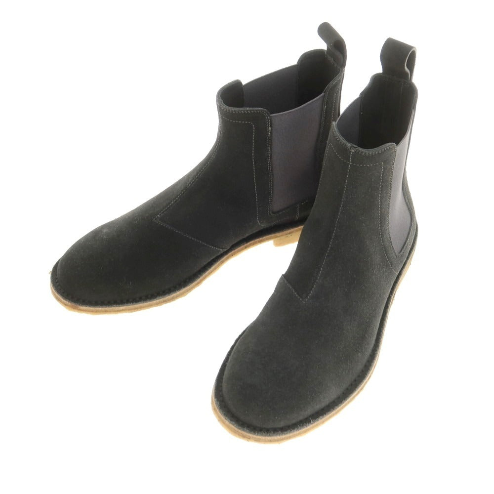 【中古】【未使用】ボッテガヴェネタ BOTTEGAVENETA スエード サイドゴアブーツ ダークグレー【 39 】【 状態ランクS 】【 メンズ 】