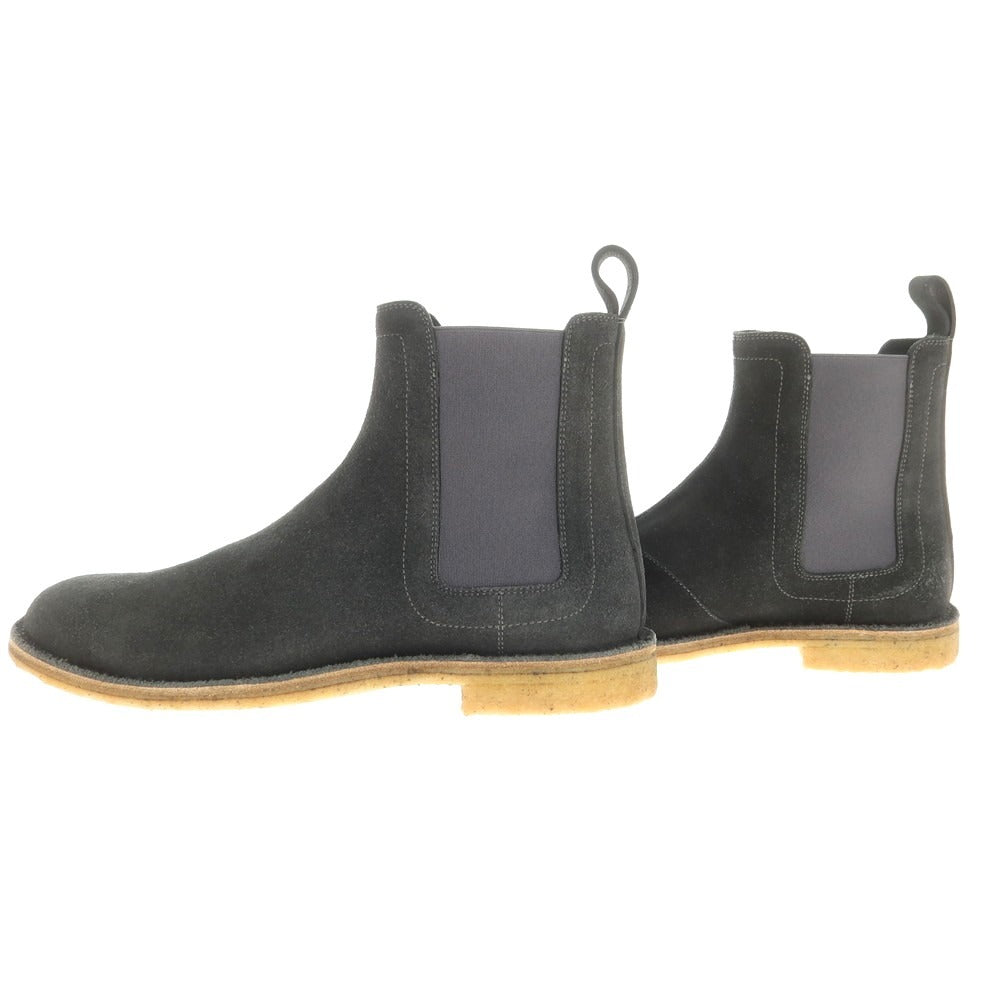 【中古】【未使用】ボッテガヴェネタ BOTTEGAVENETA スエード サイドゴアブーツ ダークグレー【 39 】【 状態ランクS 】【 メンズ 】[EPD]