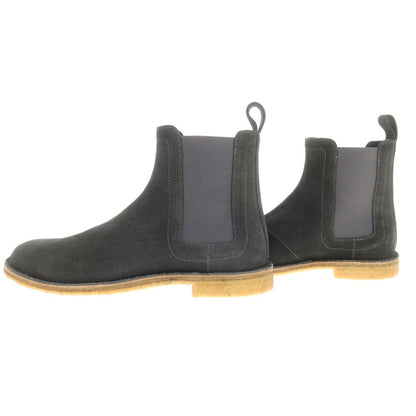 【中古】【未使用】ボッテガヴェネタ BOTTEGAVENETA スエード サイドゴアブーツ ダークグレー【 39 】【 状態ランクS 】【 メンズ 】
