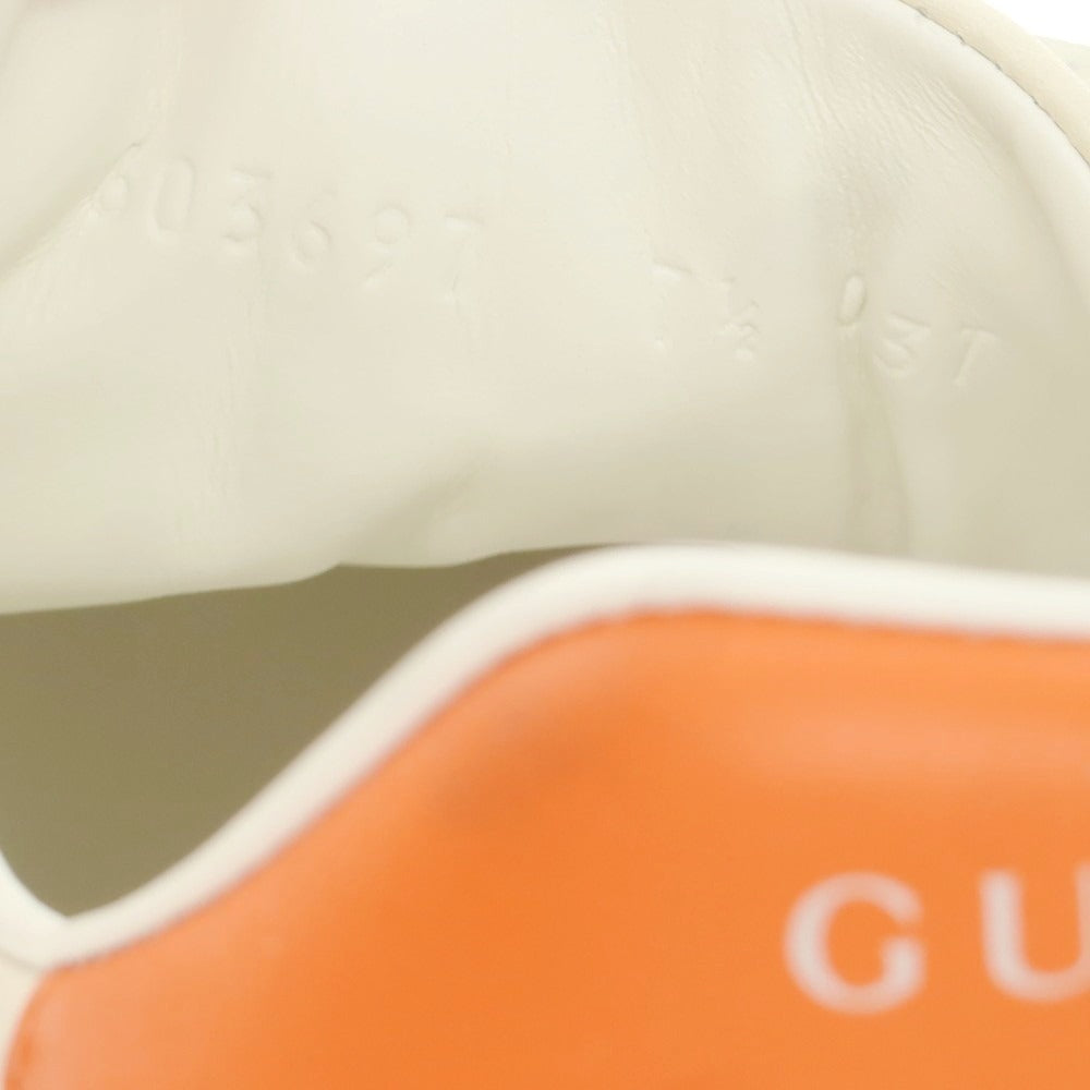 【中古】【未使用】グッチ GUCCI × Disney USED加工 スニーカー アイボリー【 7 1/2 】【 状態ランクS 】【 メンズ 】