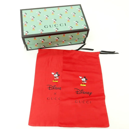 【中古】【未使用】グッチ GUCCI × Disney USED加工 スニーカー アイボリー【 7 1/2 】【 状態ランクS 】【 メンズ 】