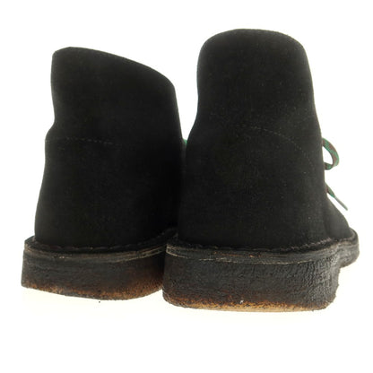 【中古】クラークス Clarks スエード デザートブーツ ブラック【 表記不明(US8位) 】【 状態ランクC 】【 メンズ 】