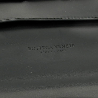 【中古】【未使用】ボッテガヴェネタ BOTTEGAVENETA イントレチャートレザー クラッチバッグ ブラック【 状態ランクS 】【 メンズ 】