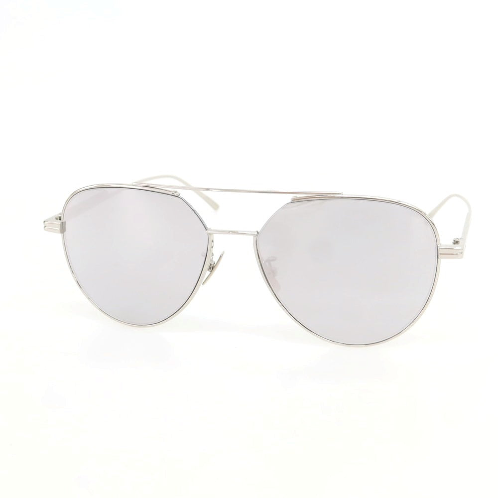 【中古】ボッテガヴェネタ BOTTEGAVENETA ティアドロップ サングラス シルバー【 57□16 145 】【 状態ランクA 】【 メンズ 】[CPD]