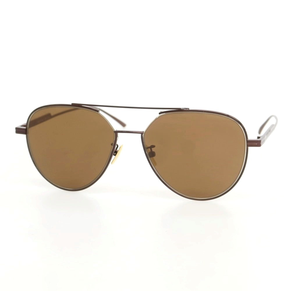 【中古】ボッテガヴェネタ BOTTEGAVENETA ティアドロップ サングラス メタリックブラウン【 59□16 145 】【 状態ランクA 】【 メンズ 】[BPD]