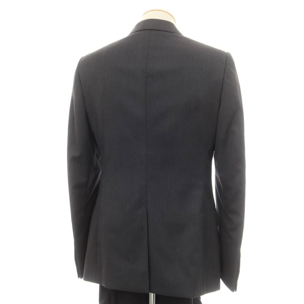 【中古】グッチ GUCCI ヘリンボーン織ウール 2つボタンスーツ ダークグレー【 44 】【 状態ランクA 】【 メンズ 】[DPD]
