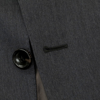 [Used] Gucci Herringbone Wool 2-Button Suit, Dark Grey [44] [Condition Rank A] [Men&