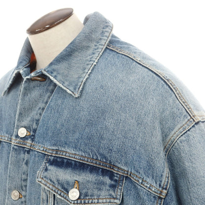 【中古】【未使用】バレンシアガ BALENCIAGA 内ボア デニムジャケット ジージャン ウォッシュブルー【 42 】【 状態ランクS 】【 メンズ 】