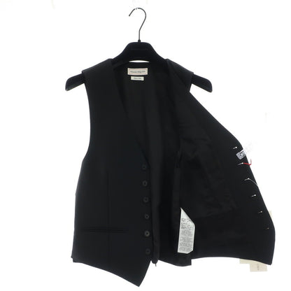 [Used] [Unused] Alexander McQueen Wool Mohair Gilet Vest Black [46] [Condition Rank S] [Men&