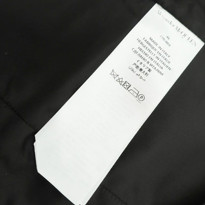 [Used] [Unused] Alexander McQueen Wool Mohair Gilet Vest Black [46] [Condition Rank S] [Men&