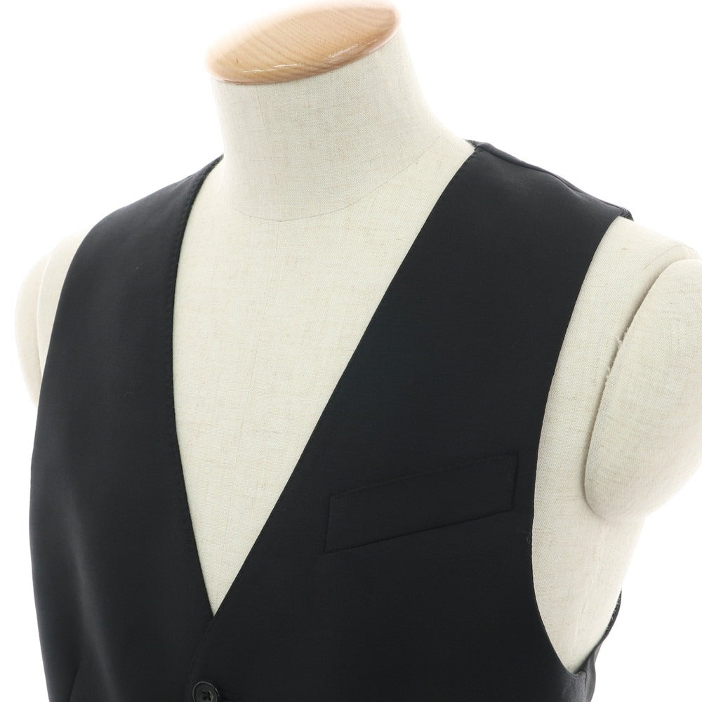 [Used] [Unused] Alexander McQueen Wool Mohair Gilet Vest Black [46] [Condition Rank S] [Men&