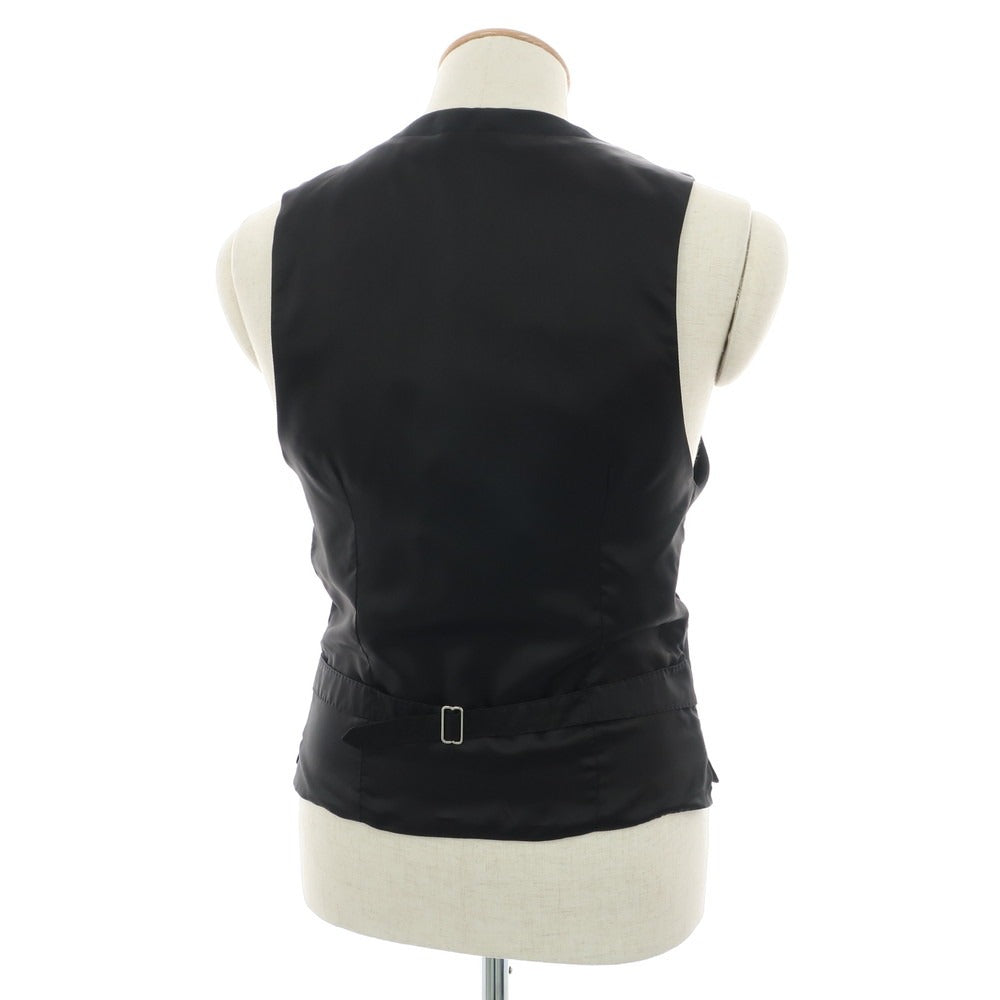 [Used] [Unused] Alexander McQueen Wool Mohair Gilet Vest Black [46] [Condition Rank S] [Men&