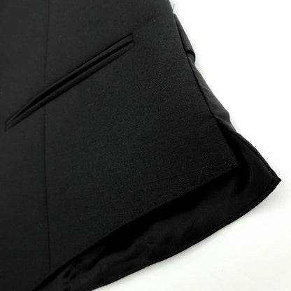 [Used] [Unused] Alexander McQueen Wool Mohair Gilet Vest Black [46] [Condition Rank S] [Men&