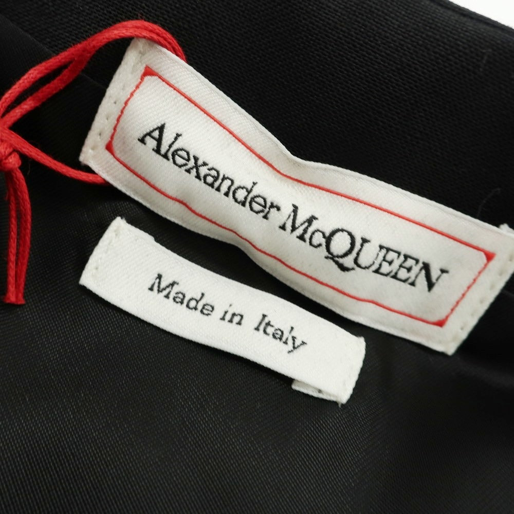 [Used] [Unused] Alexander McQueen Wool Mohair Gilet Vest Black [46] [Condition Rank S] [Men&