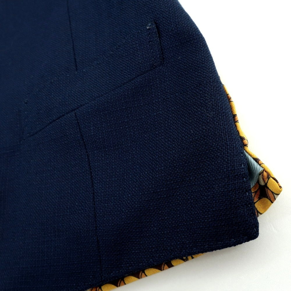 [Used] [Unused] GUCCI Rayon Gilet Vest Navy [44] [Condition Rank S] [Men&