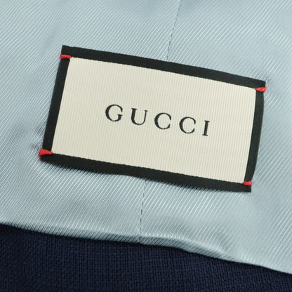 [Used] [Unused] GUCCI Rayon Gilet Vest Navy [44] [Condition Rank S] [Men&