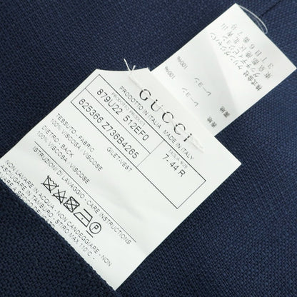 [Used] [Unused] GUCCI Rayon Gilet Vest Navy [44] [Condition Rank S] [Men&