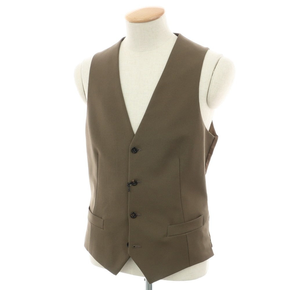 [Used] [Unused] Gucci Wool Polyester Gilet Vest Olive [44] [Condition Rank S] [Men&