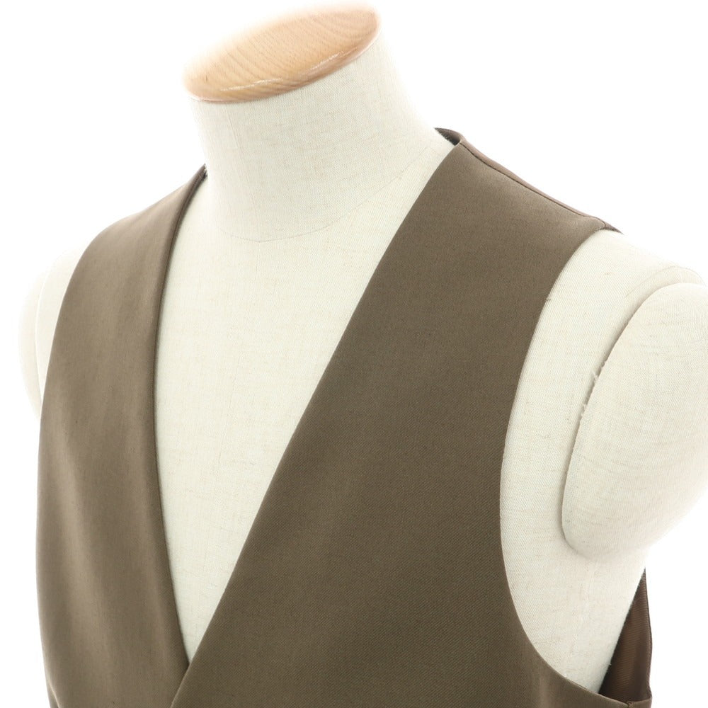 [Used] [Unused] Gucci Wool Polyester Gilet Vest Olive [44] [Condition Rank S] [Men&