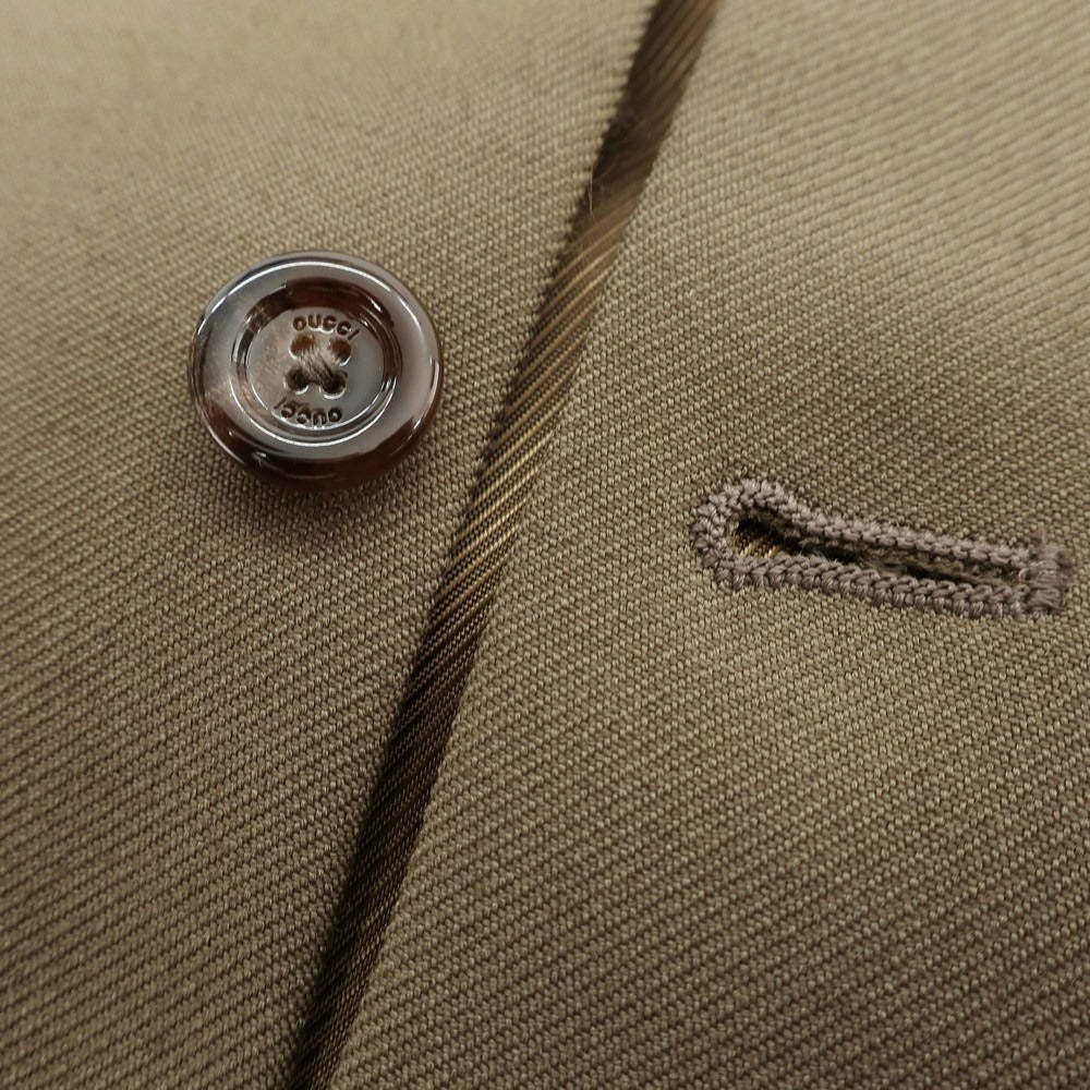 [Used] [Unused] Gucci Wool Polyester Gilet Vest Olive [44] [Condition Rank S] [Men&