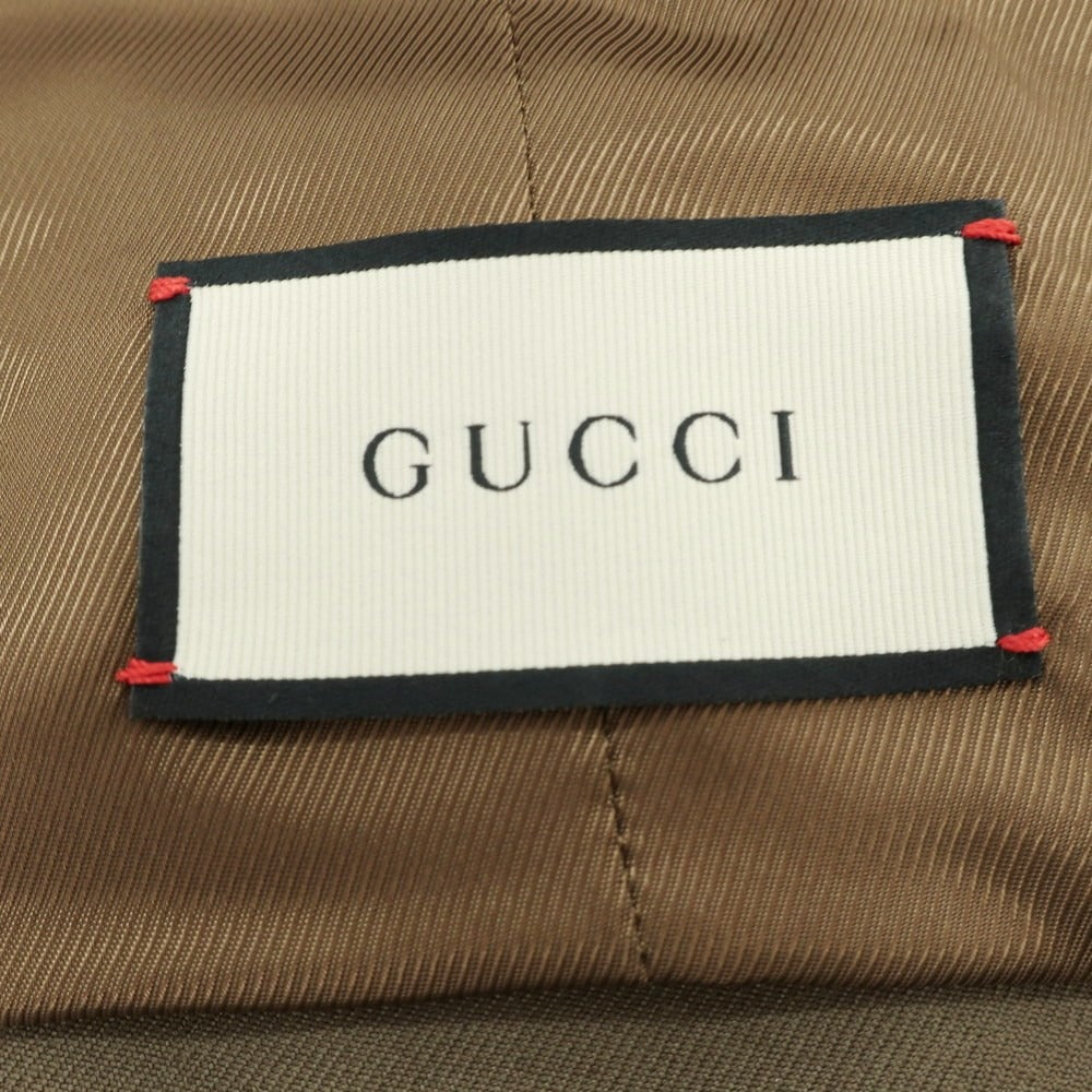 [Used] [Unused] Gucci Wool Polyester Gilet Vest Olive [44] [Condition Rank S] [Men&