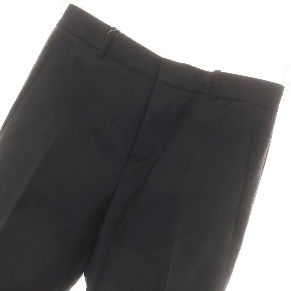 【中古】【未使用】アレキサンダーマックイーン Alexander McQueen ウールモヘヤ ドレススラックスパンツ ブラック【 44 】【 状態ランクS 】【 メンズ 】