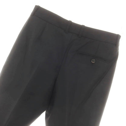 【中古】【未使用】アレキサンダーマックイーン Alexander McQueen ウールモヘヤ ドレススラックスパンツ ブラック【 44 】【 状態ランクS 】【 メンズ 】
