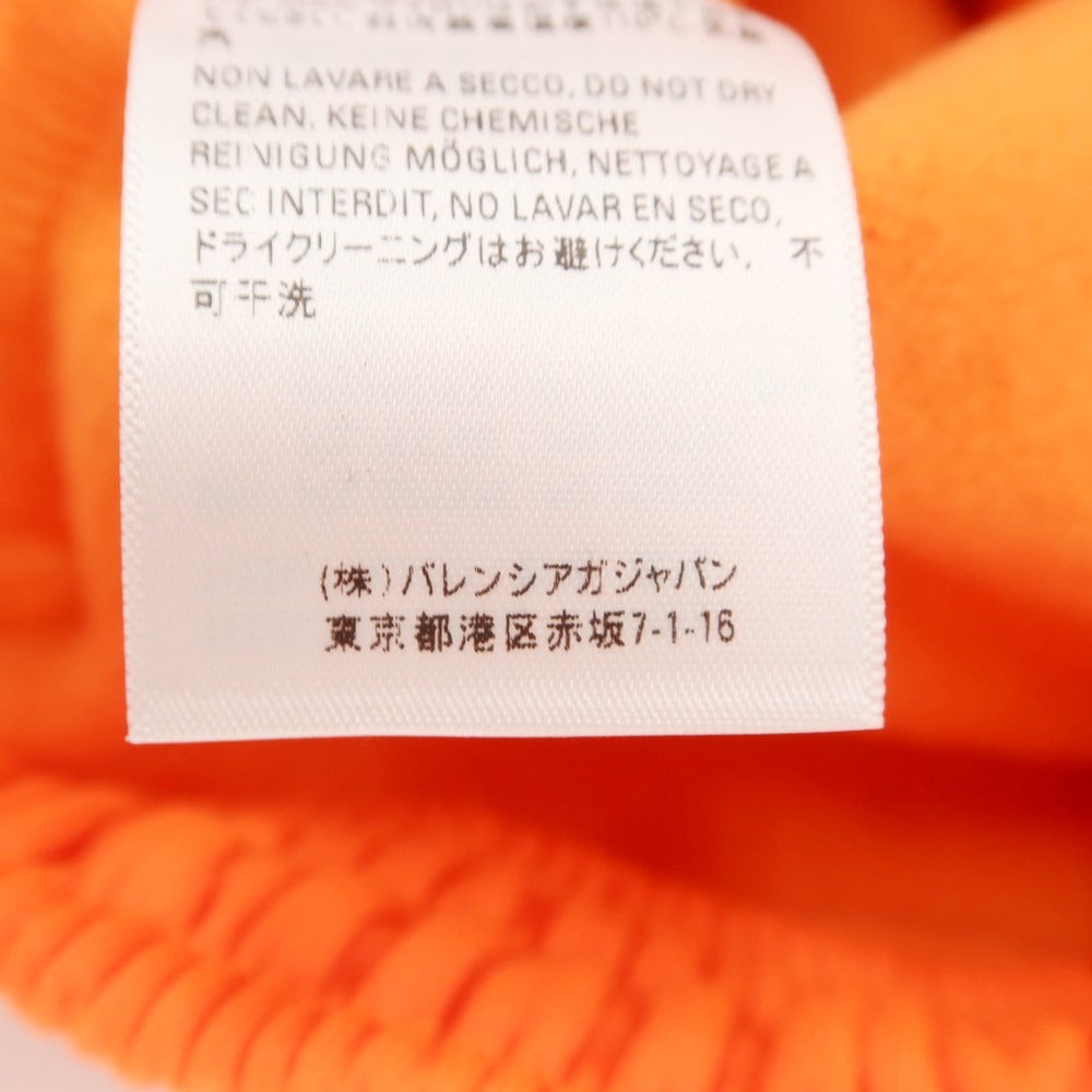 【中古】【未使用】バレンシアガ BALENCIAGA ポリエステルコットン スウェットパンツ ネオンオレンジ【サイズXS】【 状態ランクS 】【 メンズ 】[EPD]