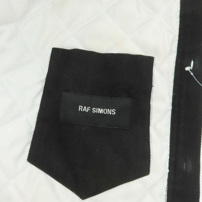 【中古】ラフシモンズ RAF SIMONS 中綿入り コットン オーバーサイズ シャツブルゾン ブラック【 42 】【 状態ランクD 】【 メンズ 】