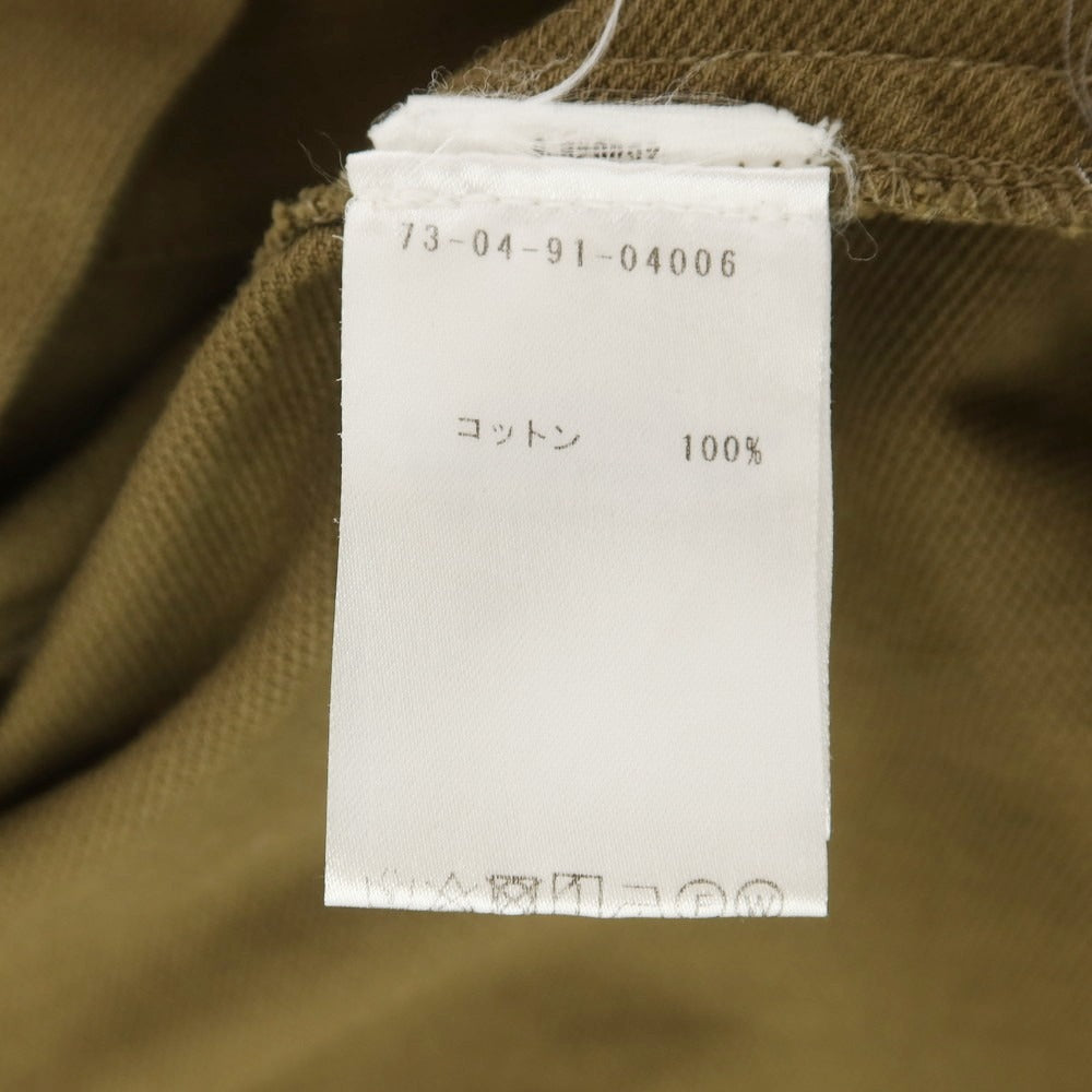 【中古】ドリスヴァンノッテン DRIES VAN NOTEN コットン ジャンプスーツ ツナギ カーキ【 M 】【 状態ランクB 】【 メンズ 】