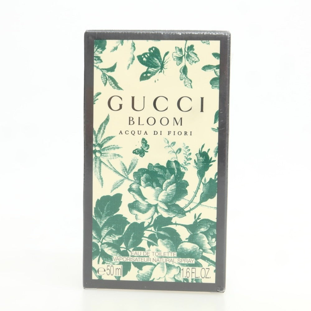 【中古】【未使用】グッチ GUCCI BLOOM ACQUA DI FIORI オードトワレ 香水 フレグランス クリームxグリーン【 50ml 】【 状態ランクS 】【 レディース 】