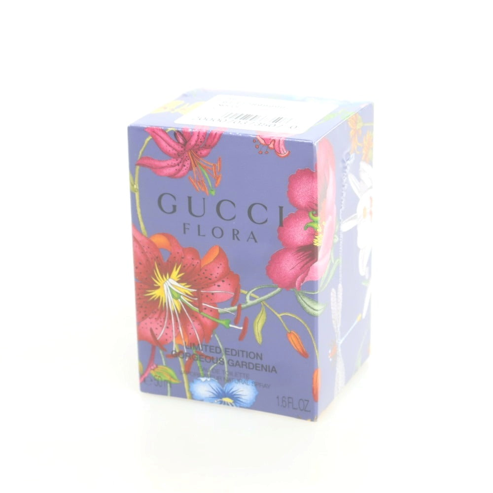 【中古】【未使用】グッチ GUCCI FLORA GORGEOUS GARDENIA オードトワレ 香水 フレグランス ブルーパープルxマルチ【 50ml 】【 状態ランクS 】【 レディース 】
