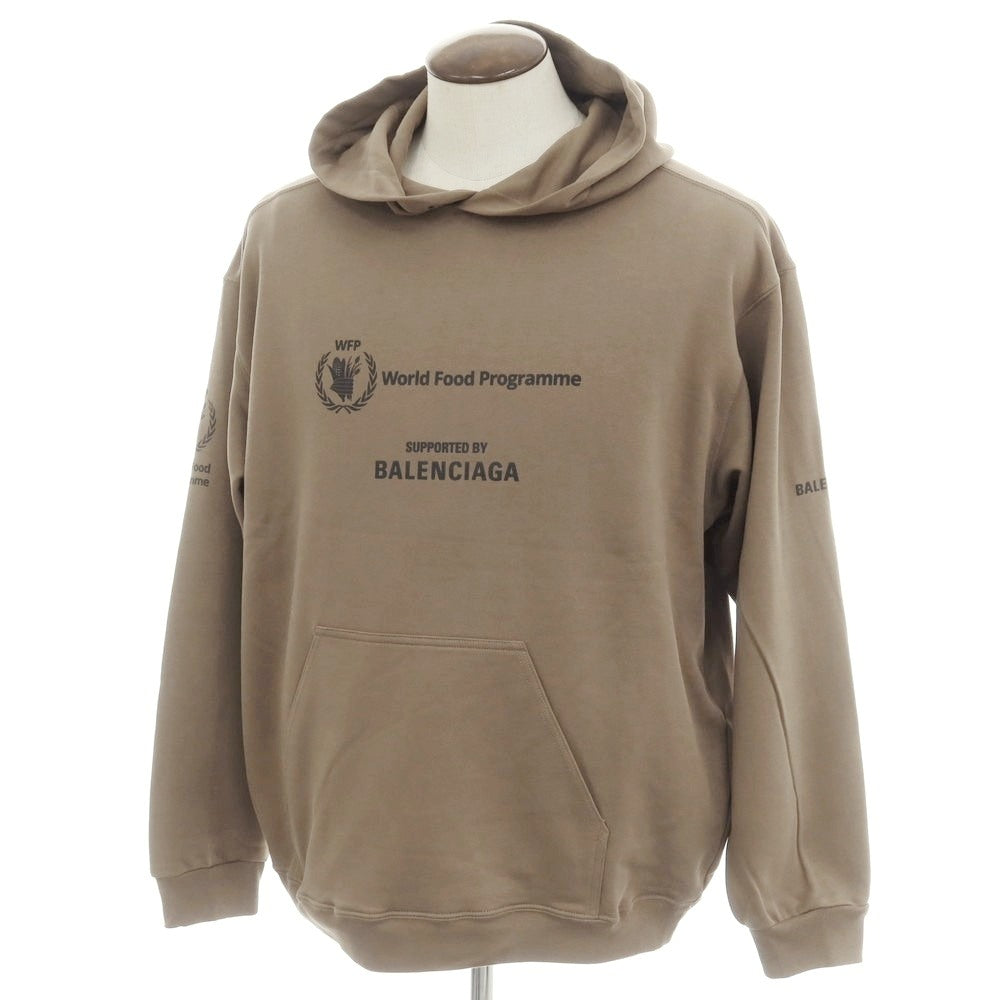 [Used] [Unused] BALENCIAGA × THE WORLD FOOD PROGRAMME Cotton Pullover Hoodie Thobe [L] [Condition Rank S] [Men&