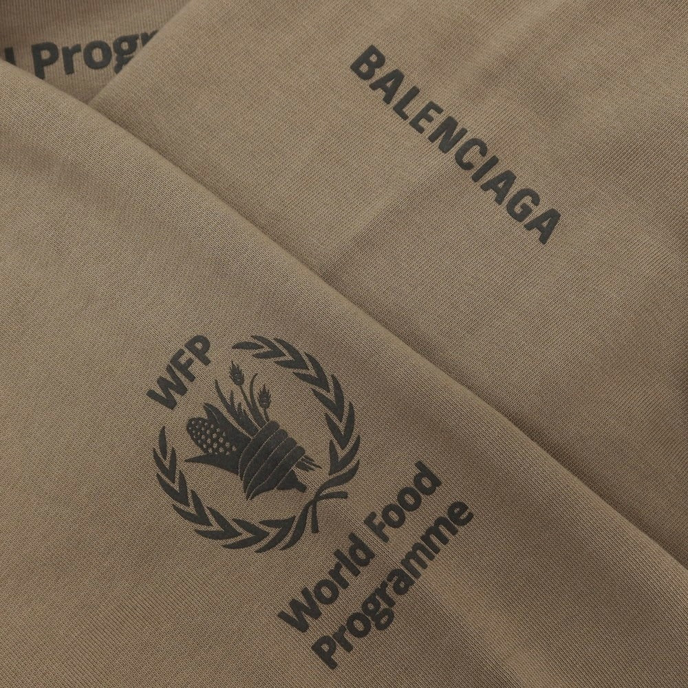 [Used] [Unused] BALENCIAGA × THE WORLD FOOD PROGRAMME Cotton Pullover Hoodie Thobe [L] [Condition Rank S] [Men&