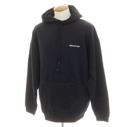 [Used] [Unused] BALENCIAGA Cotton Pullover Hoodie Black [M] [Condition Rank S] [Men&