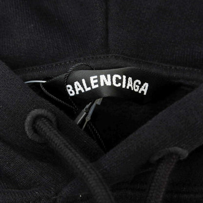 [Used] [Unused] BALENCIAGA Cotton Pullover Hoodie Black [M] [Condition Rank S] [Men&