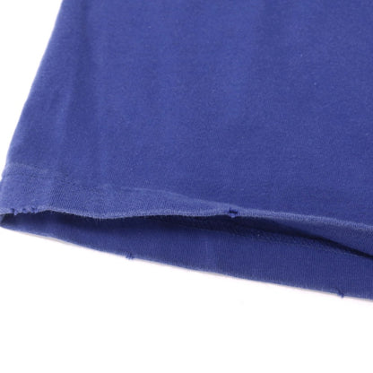 【中古】バレンシアガ BALENCIAGA ユーズド加工 コットン クルーネック 半袖Ｔシャツ ブルー【 XS 】【 状態ランクA 】【 メンズ 】