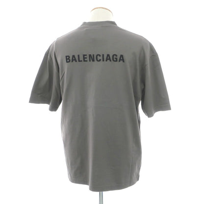 【中古】バレンシアガ BALENCIAGA コットン クルーネック 半袖Ｔシャツ ダークグレー【 XS 】【 状態ランクA 】【 メンズ 】