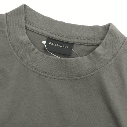 【中古】バレンシアガ BALENCIAGA コットン クルーネック 半袖Ｔシャツ ダークグレー【 XS 】【 状態ランクA 】【 メンズ 】