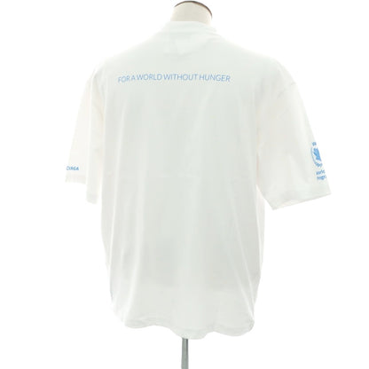 【中古】バレンシアガ BALENCIAGA × THE WORLD FOOD PROGRAMME コットン クルーネック 半袖Ｔシャツ ホワイト【 XL 】【 状態ランクA 】【 メンズ 】