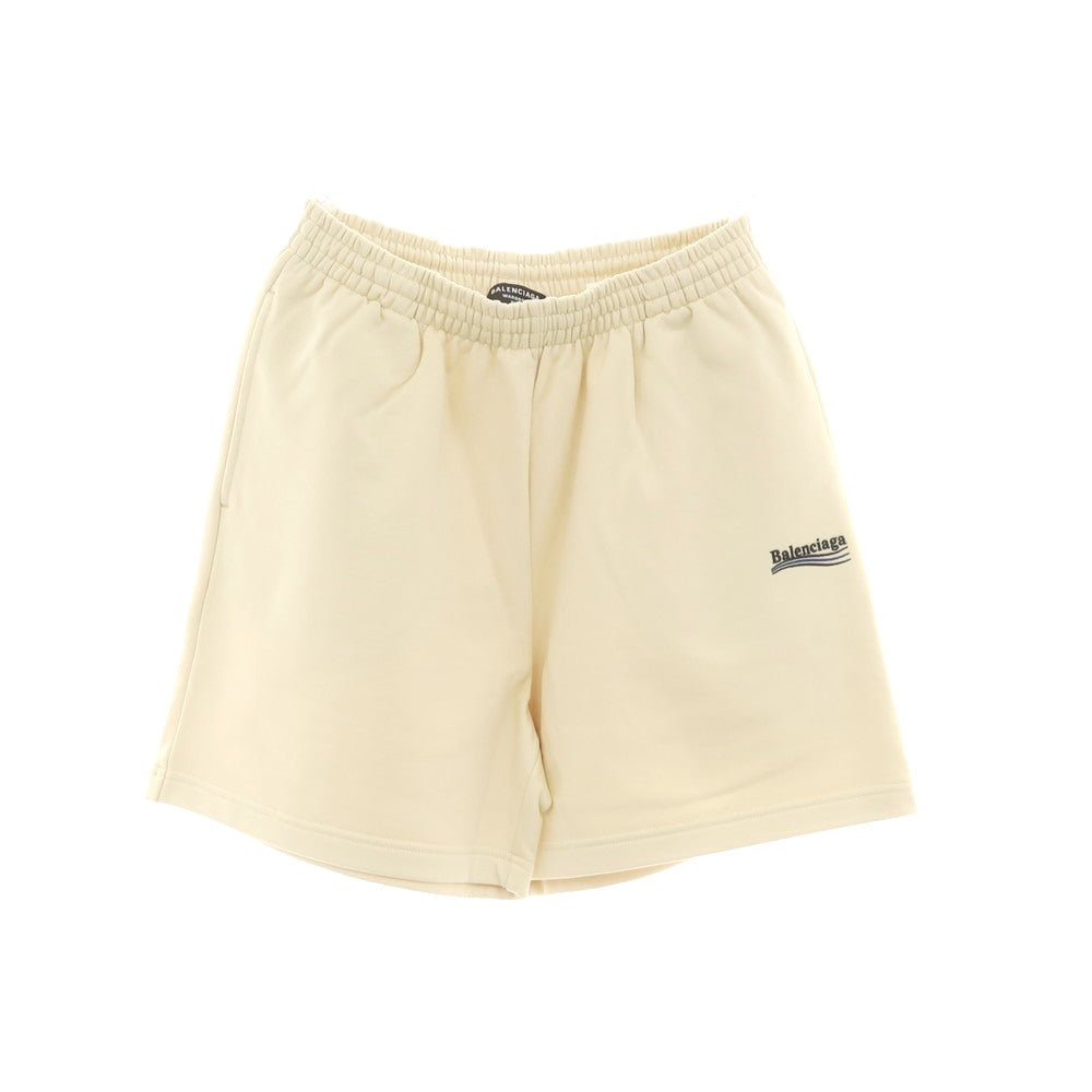 【中古】バレンシアガ BALENCIAGA コットン スウェット ショートパンツ ライトベージュ【 XS 】【 状態ランクA 】【 メンズ 】