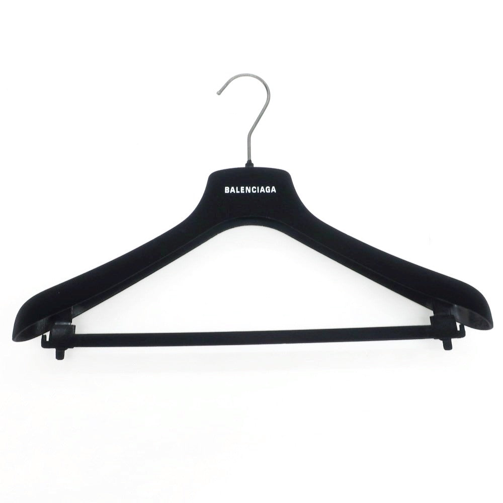 【中古】【未使用】バレンシアガ BALENCIAGA コットン ボタンダウン カジュアルシャツ ブラックxホワイト【 38 】【 状態ランクS 】【 メンズ 】