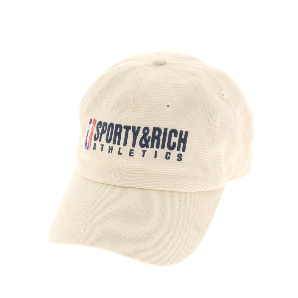 【中古】スポーティアンドリッチ SPORTY＆RICH コットン キャップ ベージュ【 状態ランクC 】【 メンズ 】