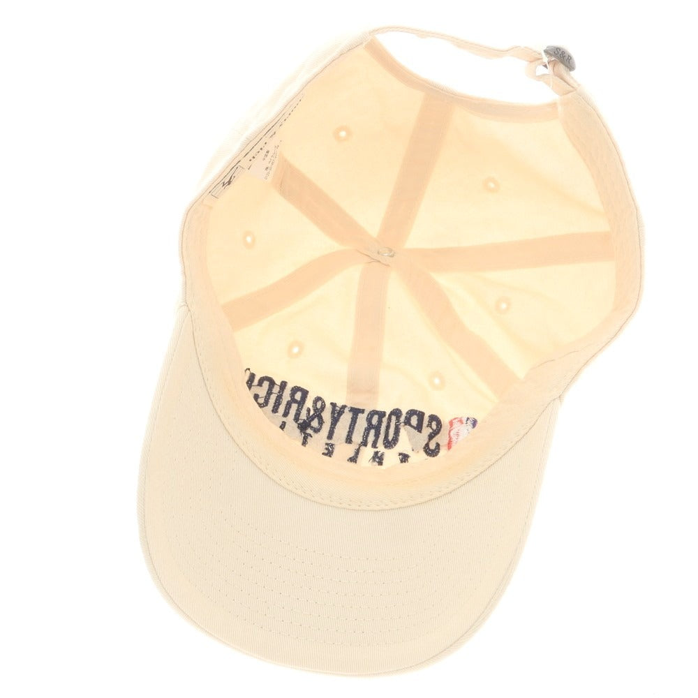 [Used] SPORTY &amp;amp; RICH Cotton Cap Beige [Condition Rank C] [Men&