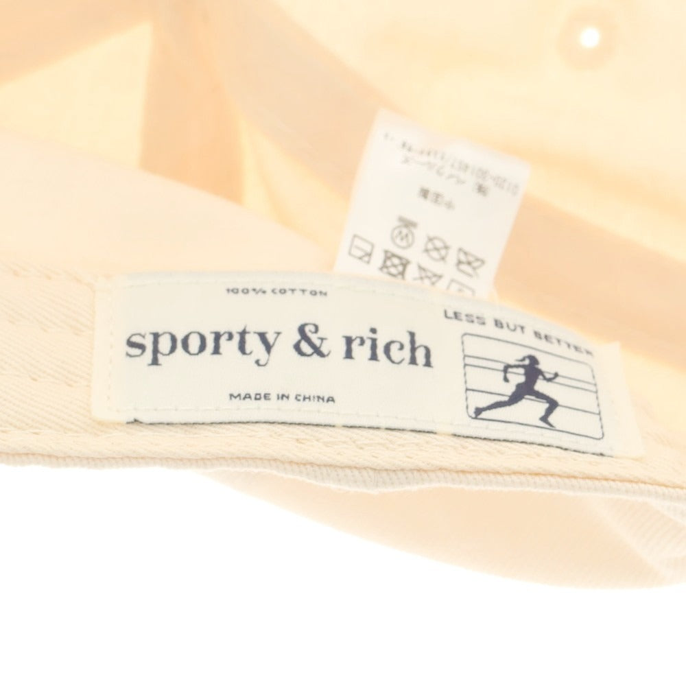 [Used] SPORTY &amp;amp; RICH Cotton Cap Beige [Condition Rank C] [Men&