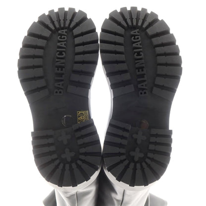 【中古】【未使用】バレンシアガ BALENCIAGA レザー ロング ブーツ ブラック【 41 】【 状態ランクS 】【 メンズ 】