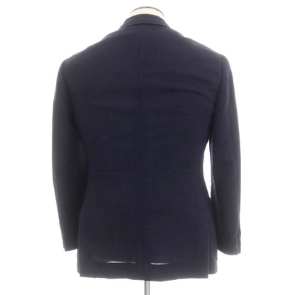 [Used] RING JACKET Wool Check Tailored Jacket Navy [50] [Condition Rank C] [Men&