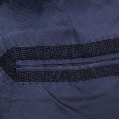 [Used] RING JACKET Wool Check Tailored Jacket Navy [50] [Condition Rank C] [Men&