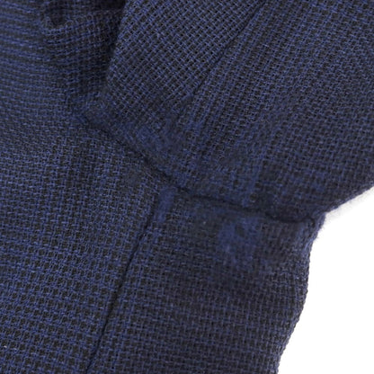 [Used] RING JACKET Wool Check Tailored Jacket Navy [50] [Condition Rank C] [Men&