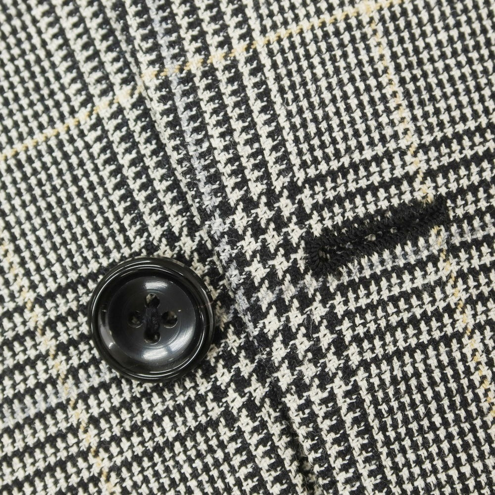 [Used] Brilla per il gusto Wool silk linen check tailored jacket Light beige x black [50] [Condition rank B] [Men&